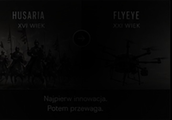 Zestawienie husarii i bezzałogowca FlyEye